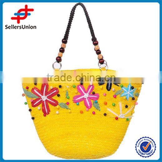 Knit Flower design beach bags