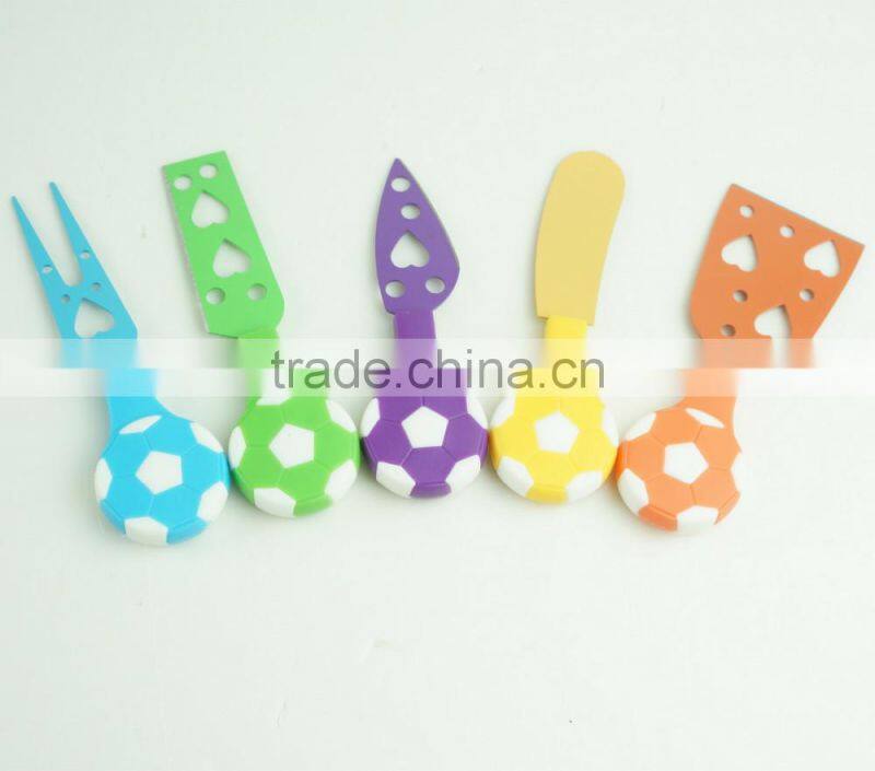 42198 5 Pieces Set Cheese Knives Steel Stainless Cheese Slicer Cheese Cutter