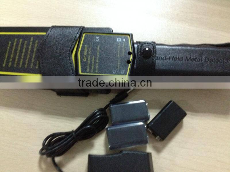 Super Body Scanner Hand Held Metal Detectors / superwand handy detectors with led lights