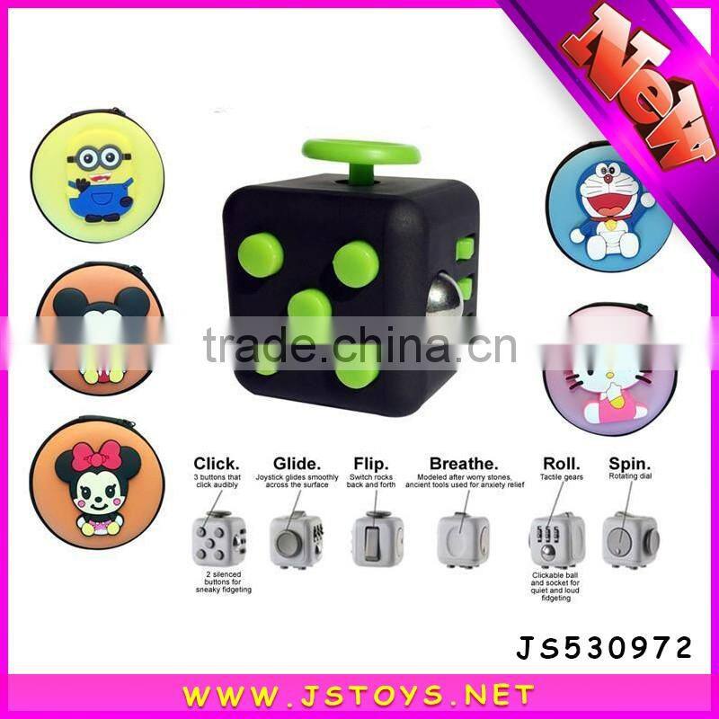 Hot selling plastic cube stress reliever cube