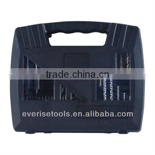 100pcs combination drilling tool set in blow mold case