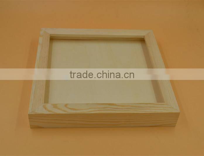 High quality finished/unfinished wooden shadow boxes