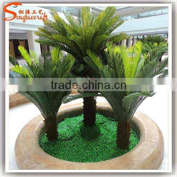 Artificial Mini palm trees and palm tree landscaping