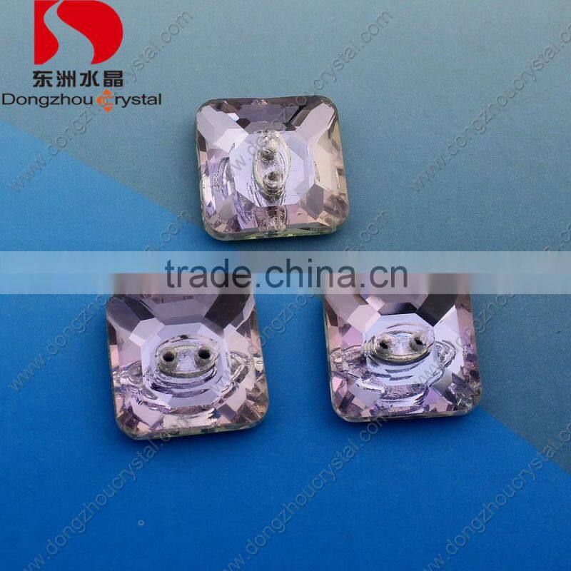 Decorative crystal rhinestone glass button