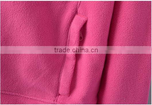 2016 Professional Polar Fleece Manufacturer From JIangxi Province,100% polyester,DTY 150D/96F 280g polar fleece women coat 2015