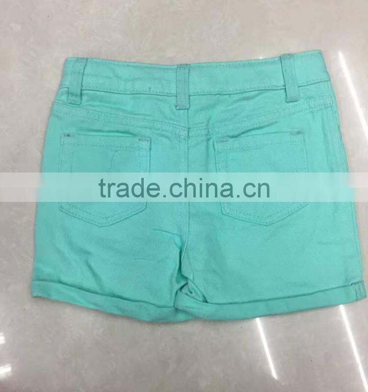 Clothing inventory branded girls stretch casual shorts