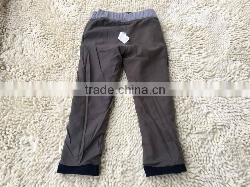 Good quality casual kids fashion design pants clothing stocklots