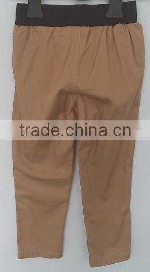 2016 baby boys cotton brown pants for Autumn
