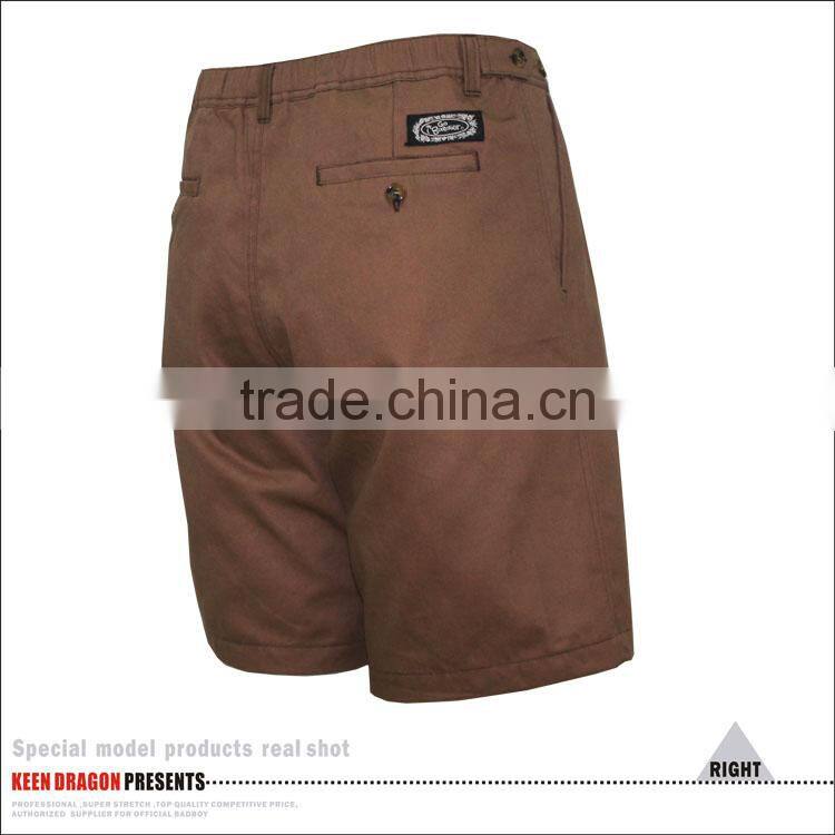 100% cotton twill custom color walk shorts