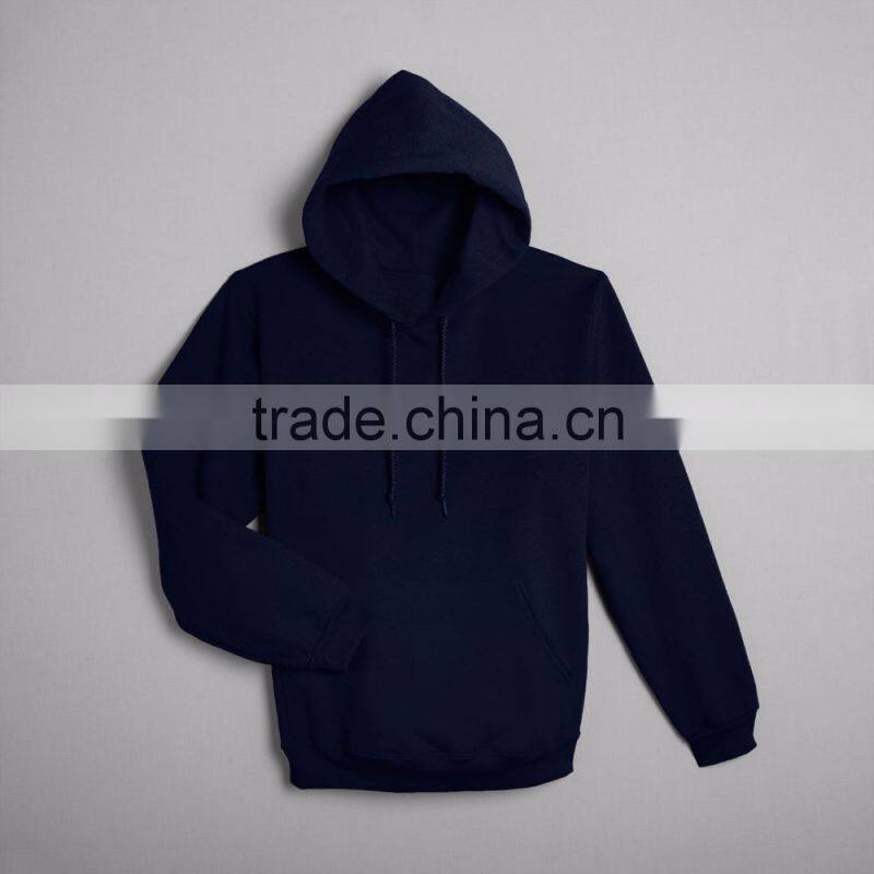 Mens Hooded Pullover Sweatshirt Autumn Season Durability Solid Sweaters With Front Pocket Pill Resistant Fleece Custom Hoodies