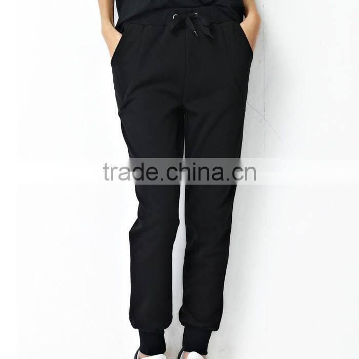 New arrival wholesale fashion blank custom joggers for women