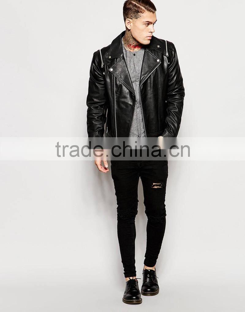 2016 new design collarless shirt for man