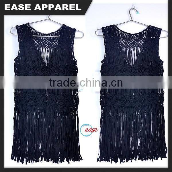 new arrival twist crochet cardigan waistcoat