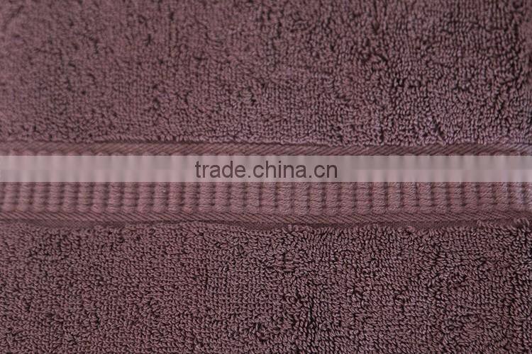Easy care and soft square 100% ring spun combed cotton towel for bathroom