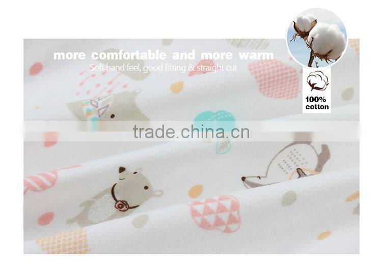 100% soft touch cotton cute printing children apparel kids wear set