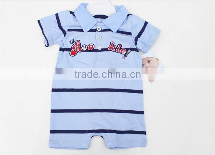 cartoon design striped baby jumpsuit patterns