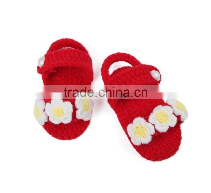 Beautiful summer crochet baby toddler shoes