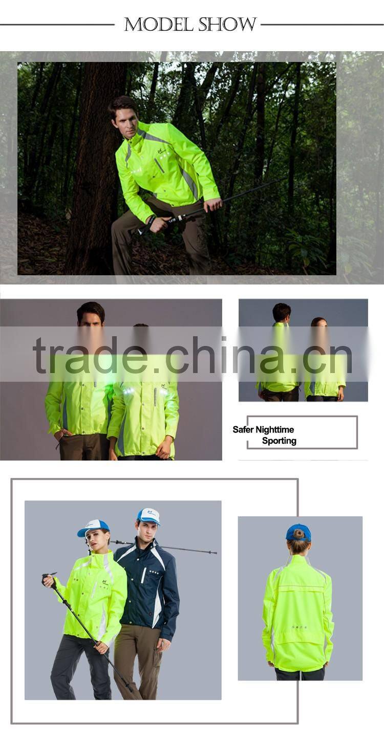 Hi vis yellow reflective security cycling ladies safety jacket popular in Europe and America