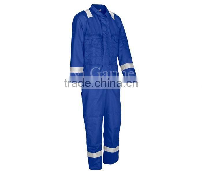150gsm nomex blue taped flame retardant overall