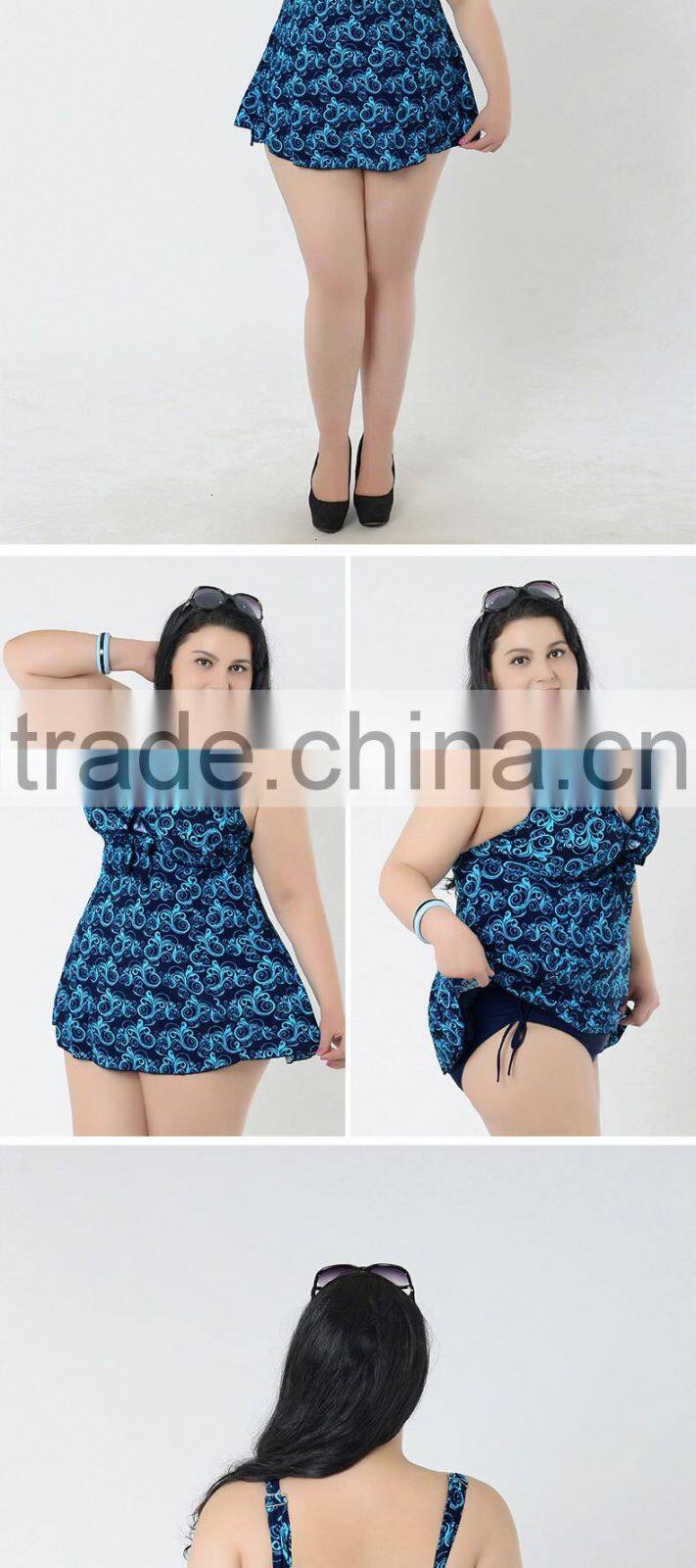 Swimwear large size swimwear swimsuit split bikini swimsuit