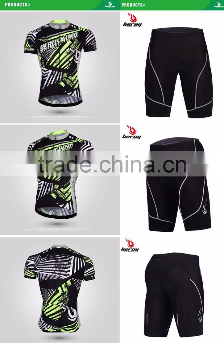 BEROY Hot selling and high quality quick dry colorful cycling jerseys sets,apparel men's cycling clothes