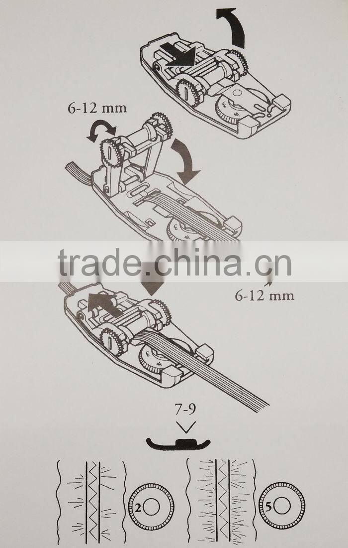 Elastic Guide Foot For Husqvarna VIKING #412815345