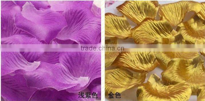 Festival decoration flower silk rose petals wholesale--37 color for choose