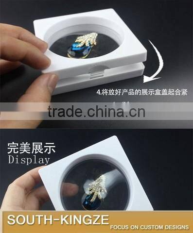 2016 New Product White ABS Square Jewelry/Earring/Bracelet/Necklace Display Frame