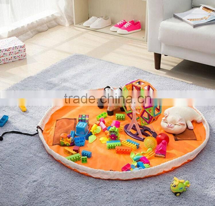 Drawstring Play Mat Lego Organizer Toy Storage Bag