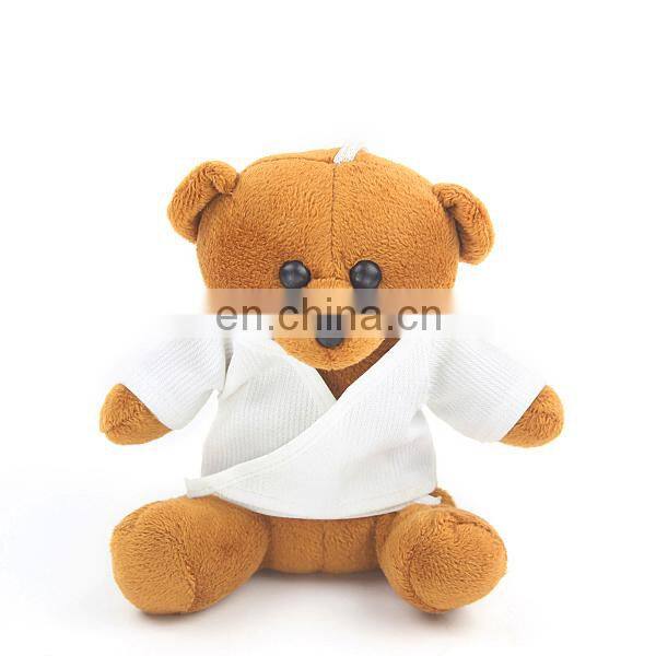 2015 taekwondo bear plush keychains wholesale taekwondo toys