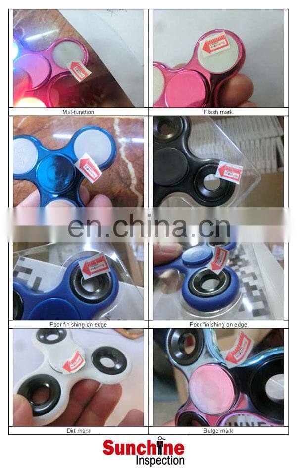Fidget Spinner Quality Inspection Service / Product Quality Control Inspection and Testing / Sample Inspection Report