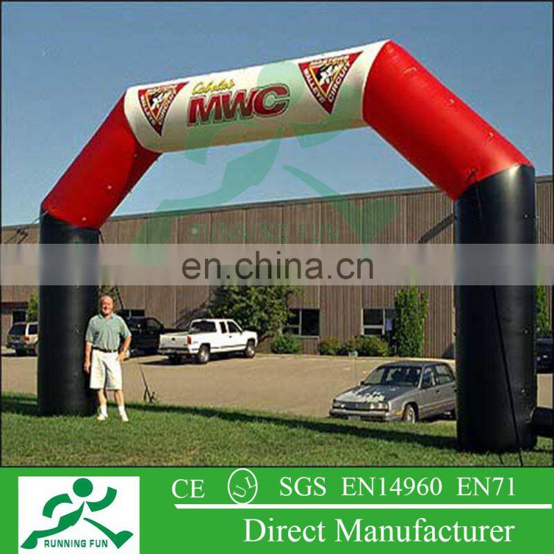 Giant advertising arch for display