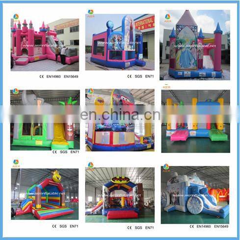 Long racing inflatable obstacle course