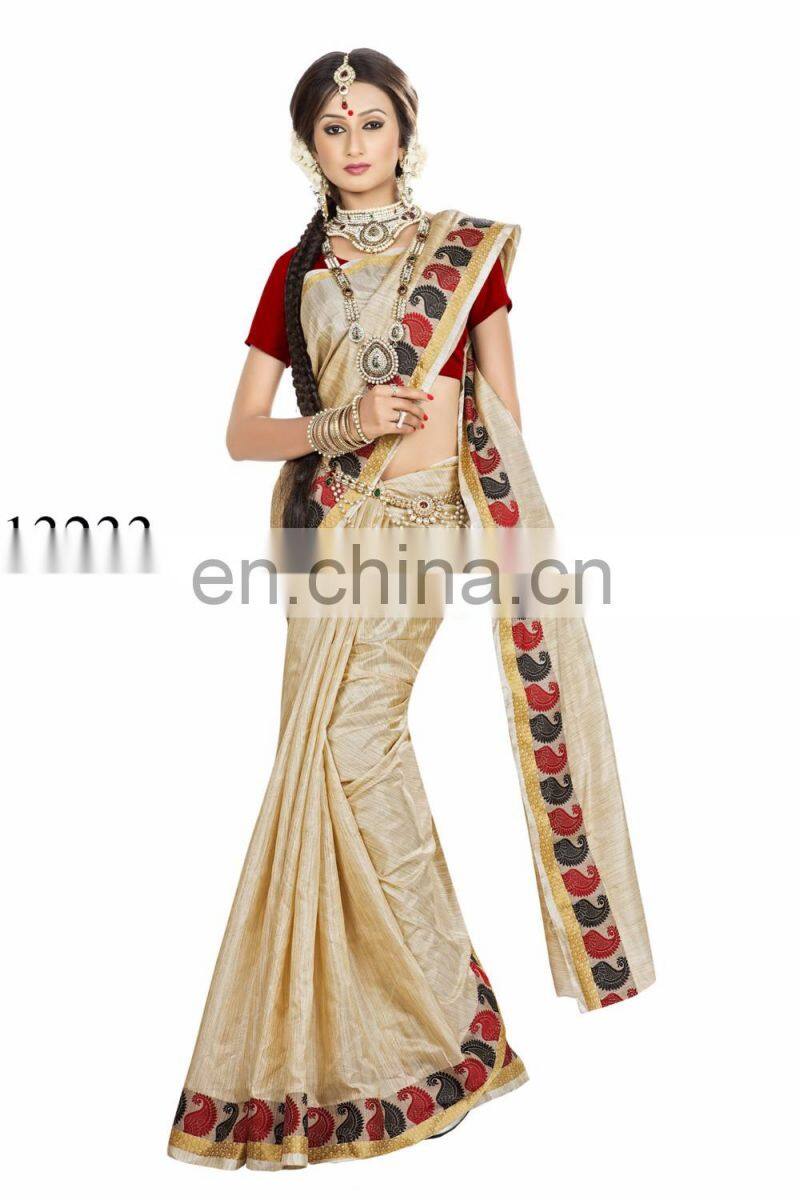 Indian Designer Kanchivaram Silk Saree for ledies wear