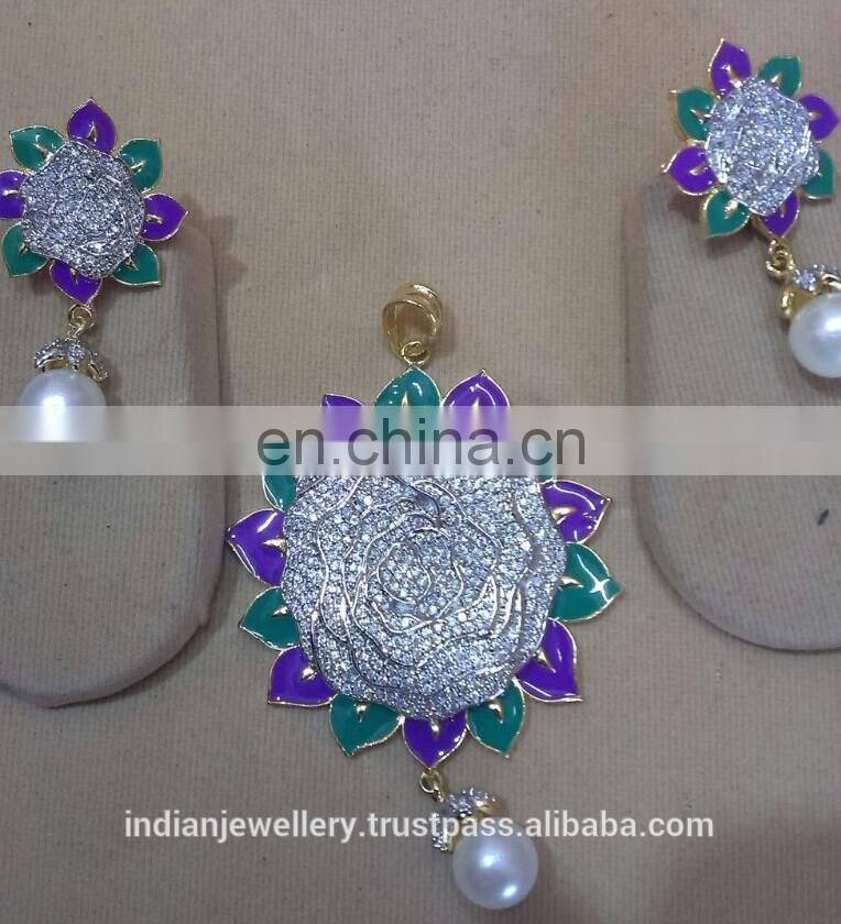 Cubic zircon rhinestone Jewelry manufacturer, Cubic Zircon rhinestone Jewellery exporter