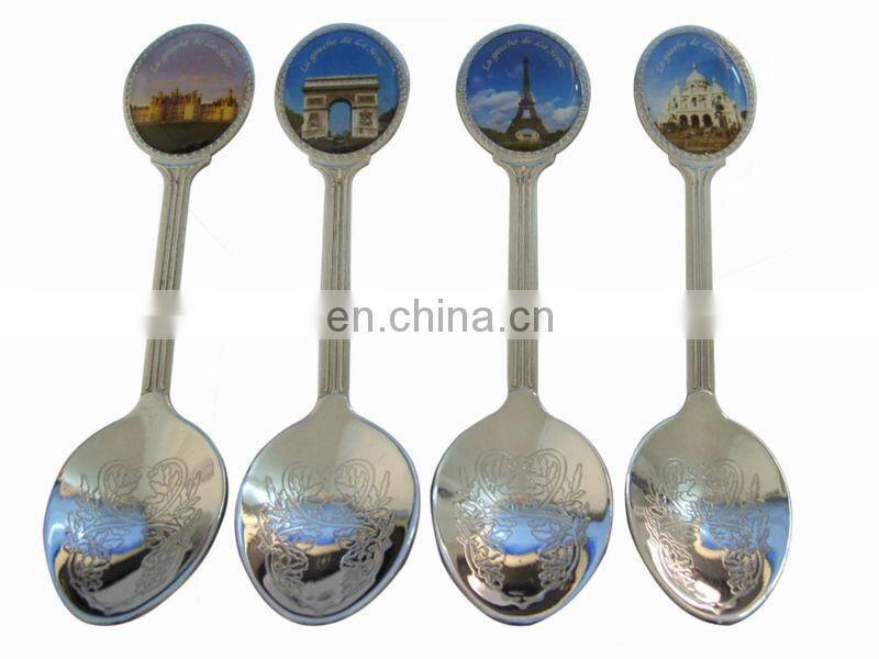 Exquisite Pattern sounenir metal spoon gift