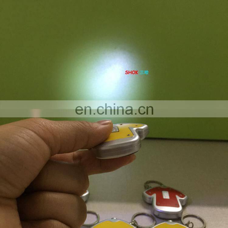 2017 NEW product LED fashion T-skirt shape Keychain