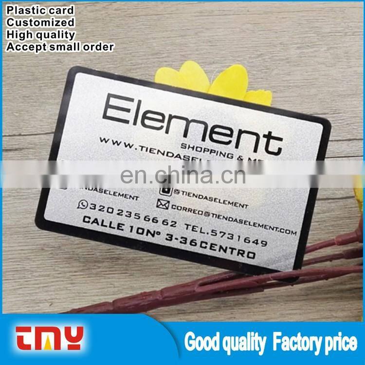 Wholesale Alibaba Quality Plastic PVC Name Card Transparent Business Card Printing