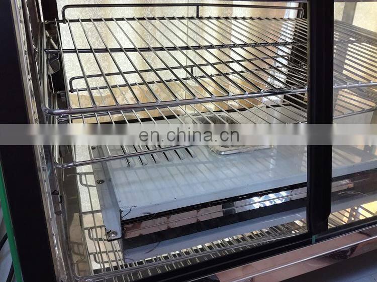 Curved Glass Warming Showcase Cooked Cabinet Cooked Food Preservation Tank Thermal Container Cooking Tools
