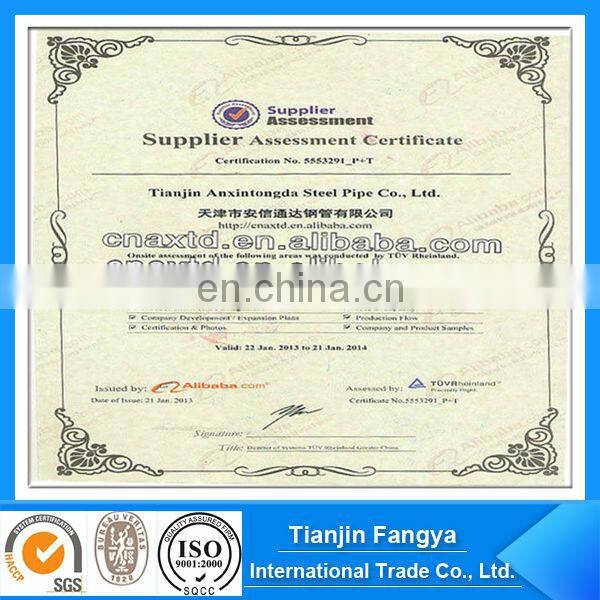 chinese  big black tube1 1/4" steel asian tube