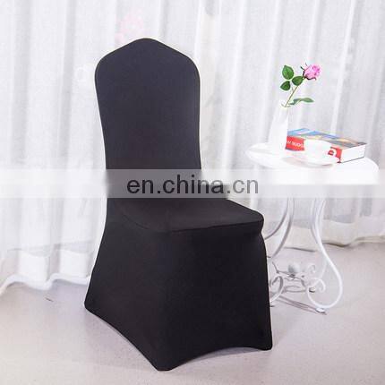 Hotel wedding banquet solid color spandex fabric lycra chair cover