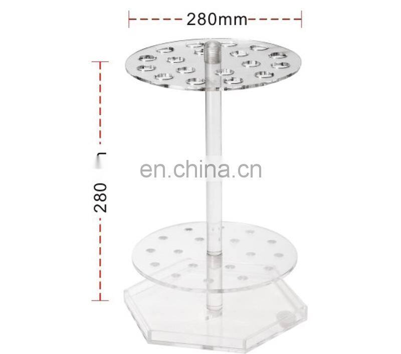 Test Tube Holder Laboratory Vertical Glass Circle Scale Pipette Stand