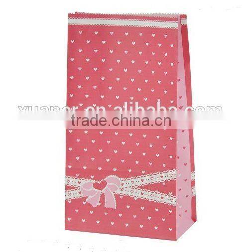 Custom eco feature food,gift paper packaging bag