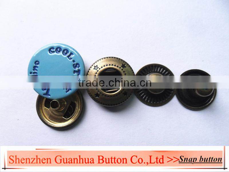 Nice enamel sanp button for clothing