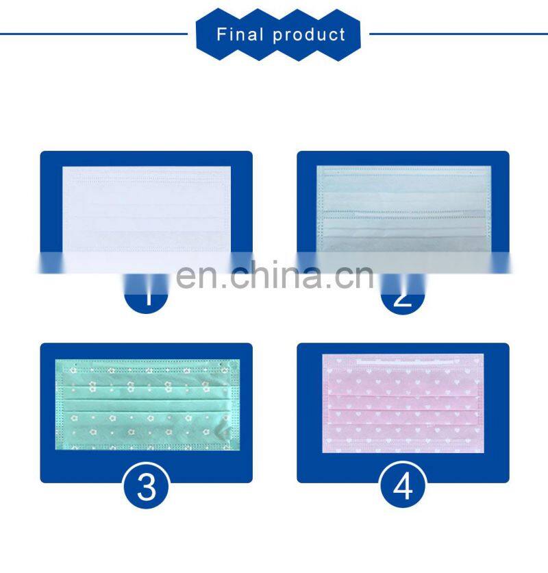 Disposable Anti-smog Mask Body Blank Making Machine Reasonable Price