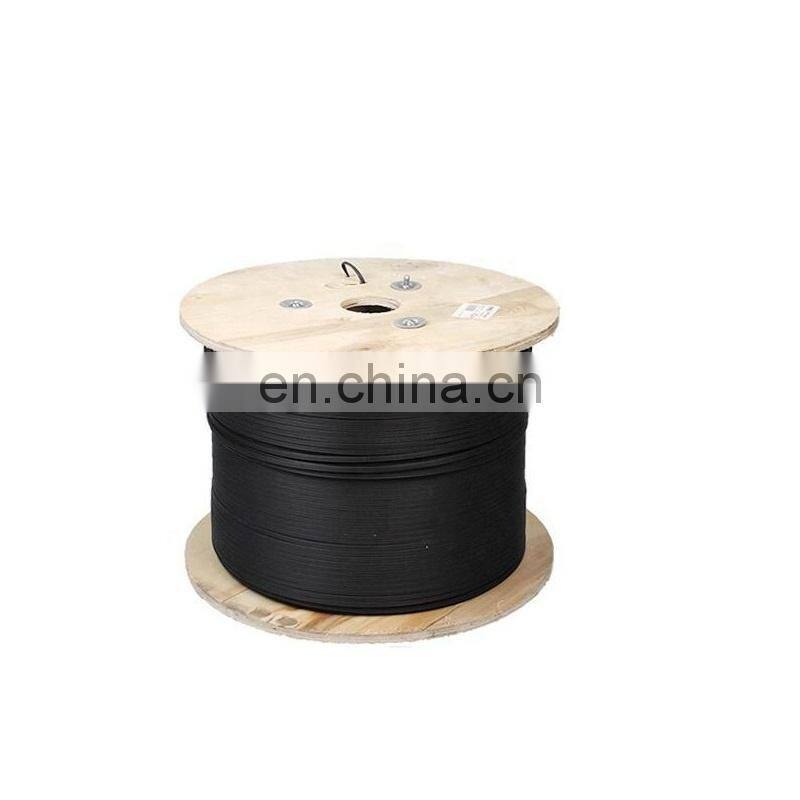 1core OFC FTTH Flat Type G.657A FRP Support Strand Wire 7x0.44mm FTTH Outdoor Drop Cable
