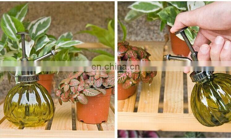 300Ml Cosmetics Lotion Foam Colorful Crimpless Garden Flower Plant Hand Pump Spray Glass Bottle With Perfume Pump Sprayer