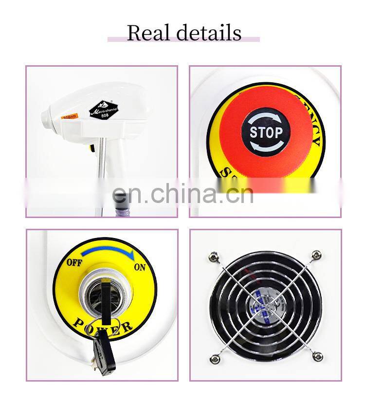 Portable 808 Diode Laser Hair Removal Skin Rejuvenation Device 755 808 1064 A-lma So-prano Ice Platinum beauty machine