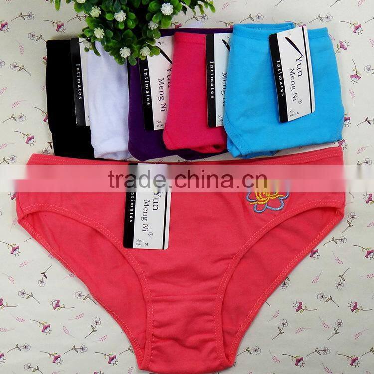 We Have Stocks For Mix Colors Ladies/Women Cotton Low-Rise Underwear Panties Briefs 500pcs/Lot