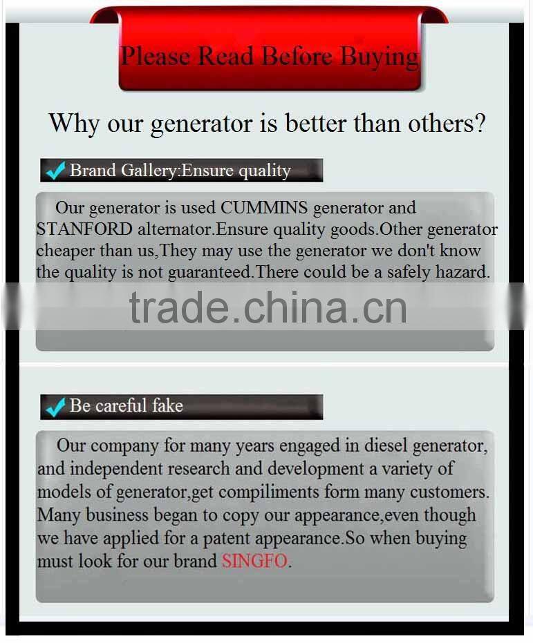 Global warranty open type diesel generator set 48KW